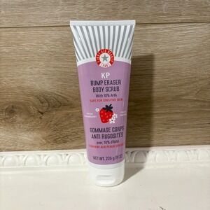 First Aid Beauty KP Bump Eraser Body Scrub Fresh Strawberry 8 oz Sealed